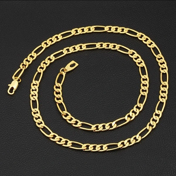 18K gold male necklace