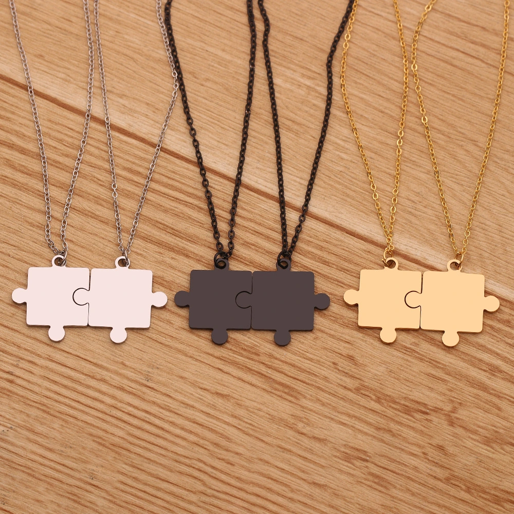 New Hot Sale Geometric Puzzle Necklace Gold