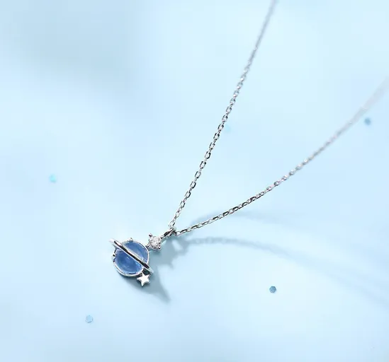 Diamond Cosmos Necklace Pendant