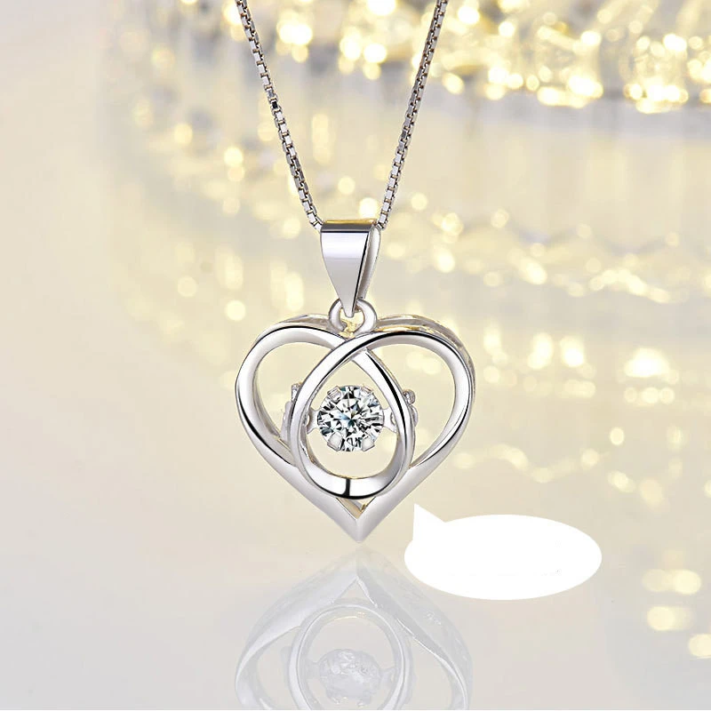 I have you in my heart Korean heart pendant