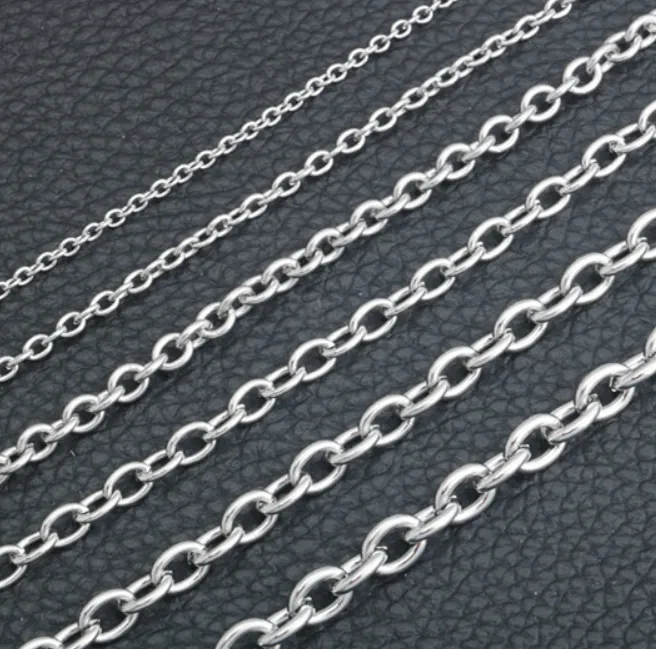 Men Stainless Steel Rope Snake Box Cuban Link Chain
