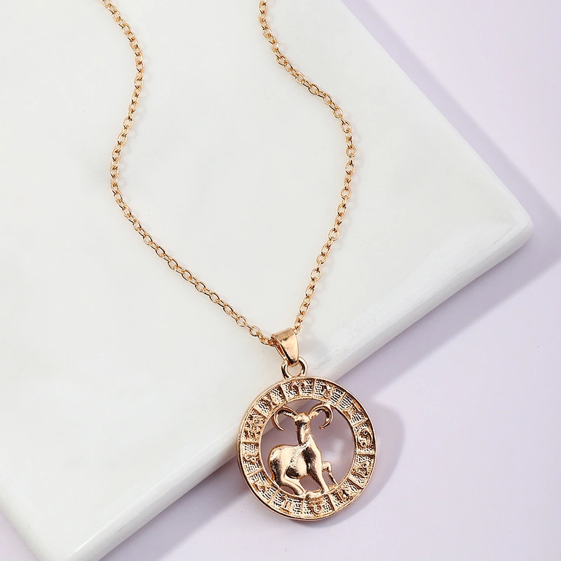 Personality Twelve Constellation Necklace