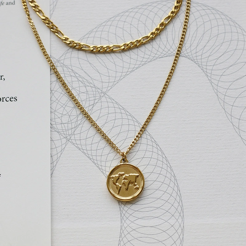 Planet Figaro Earth Double Necklace Set