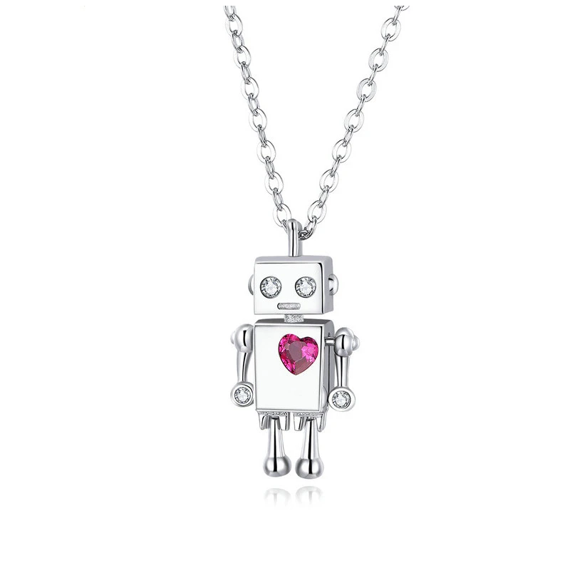 Robot Love Necklace