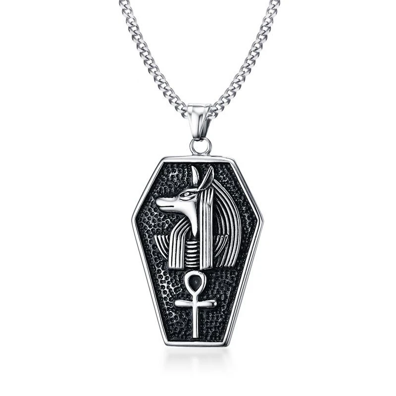 Anubis Titanium Steel Necklace