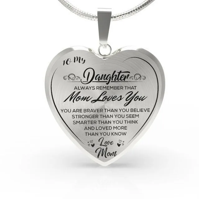 Daughter mother Necklace Princess clavicle chain