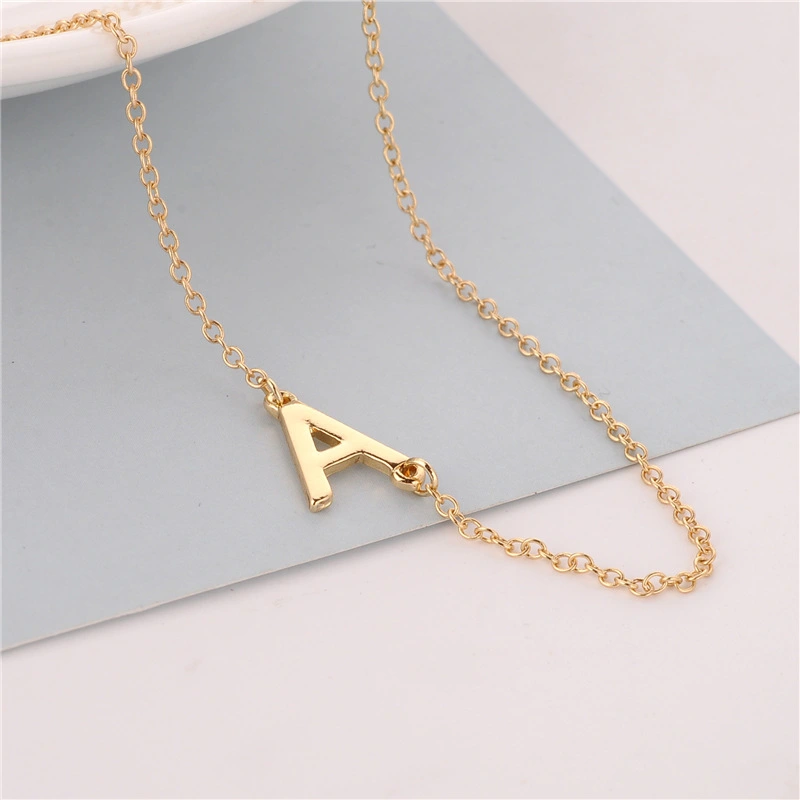 European And American Jewelry 26 English Letters Pendant