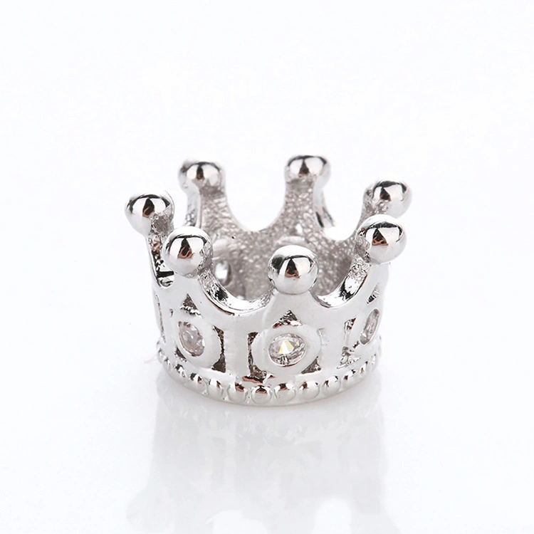 Micro inlay accessories crown hot sale pendant DIY