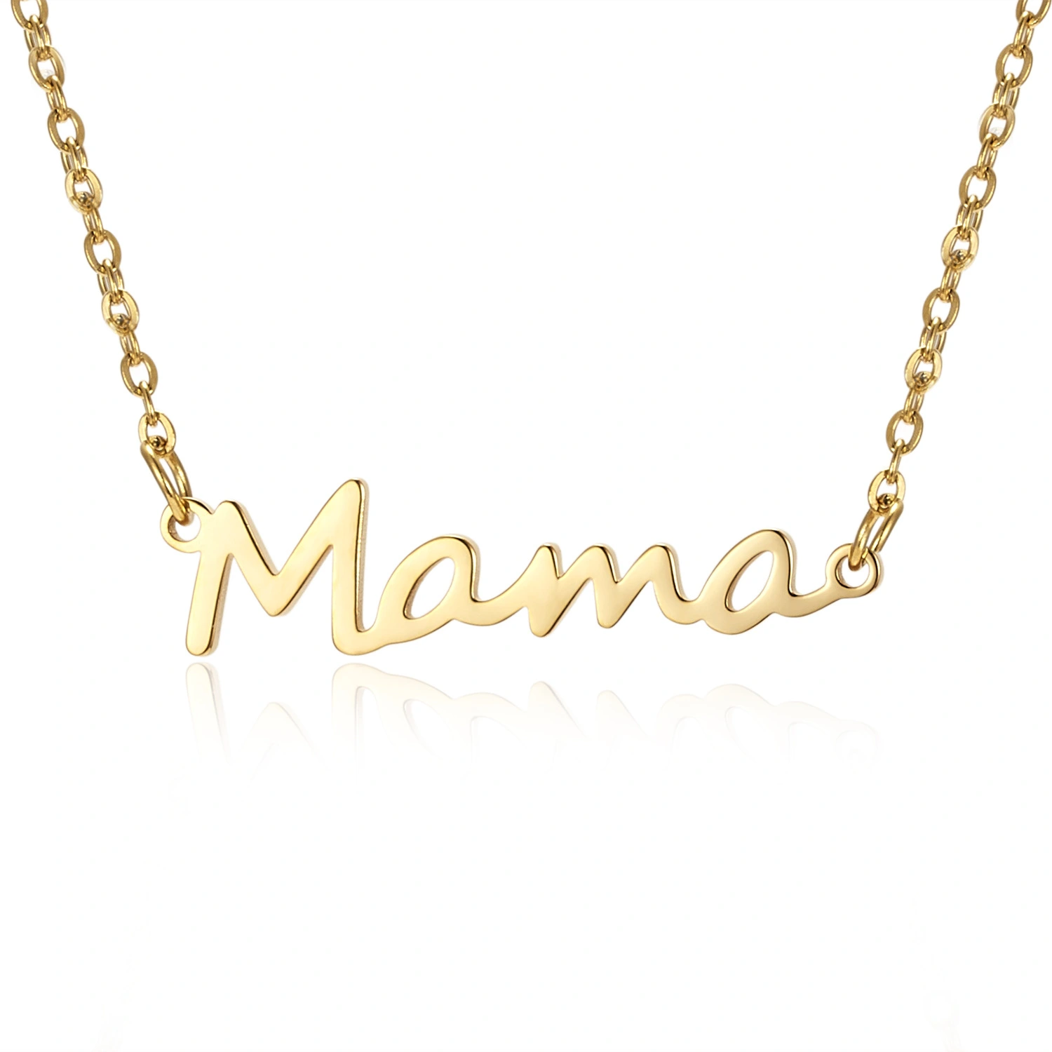 Stainless steel letter necklace