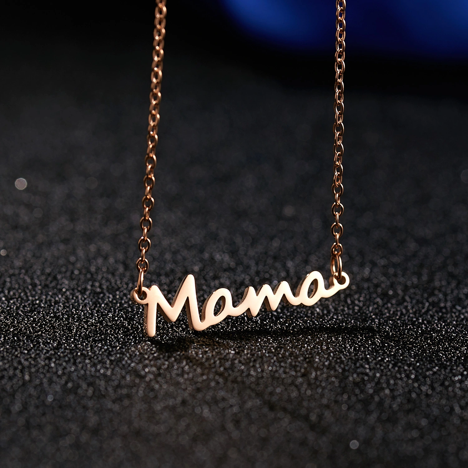 Stainless steel letter necklace