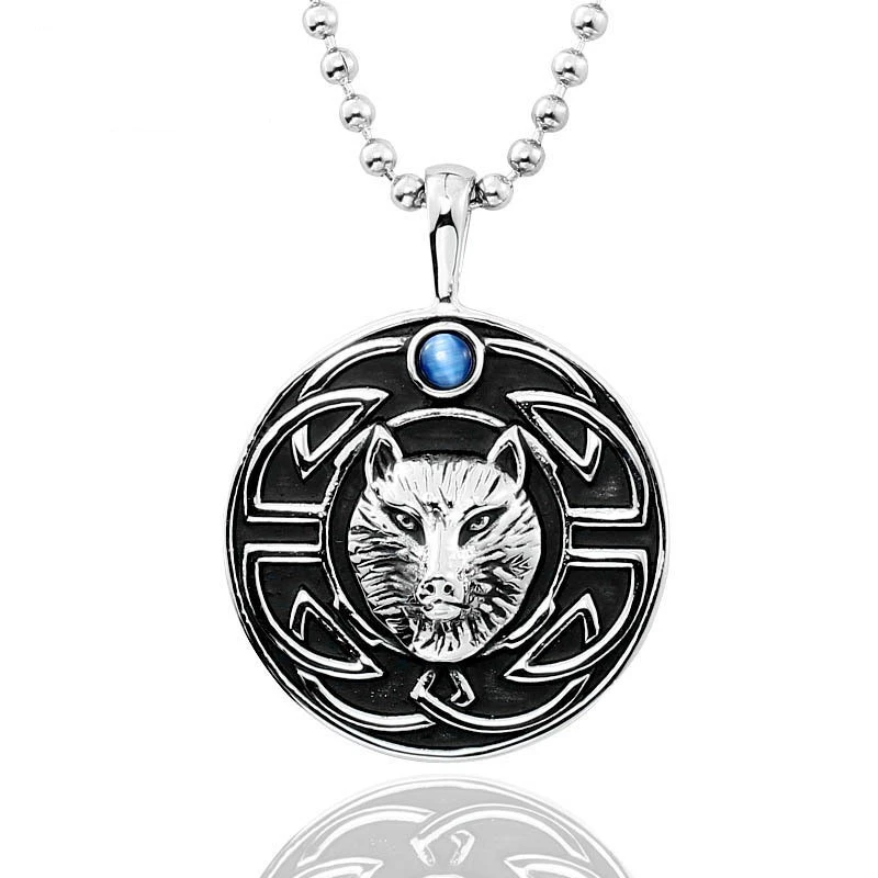 Wolf Head Pendant