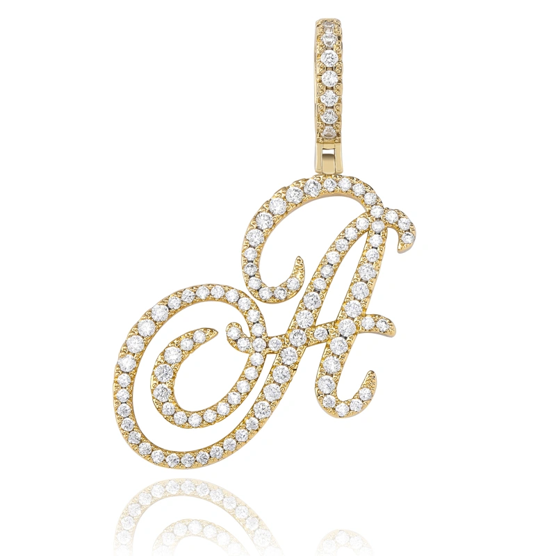 Artistic letter pendant