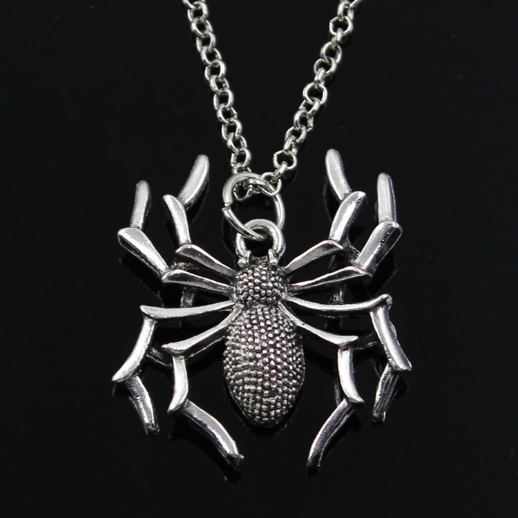 Vintage spider necklace pendant