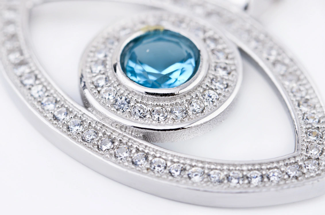 Devil's Eye Diamond Pendant Diamond