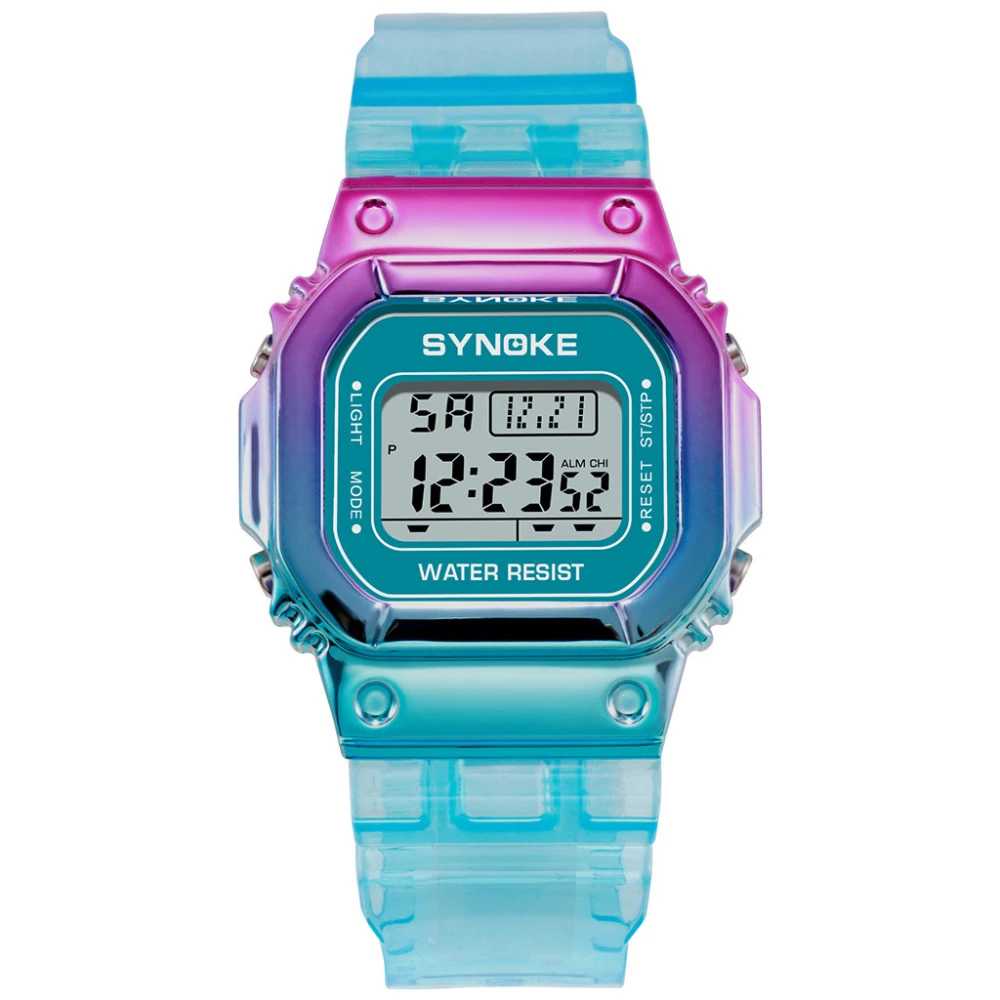 SYNOKE Colorful Chameleon Electronic Watch