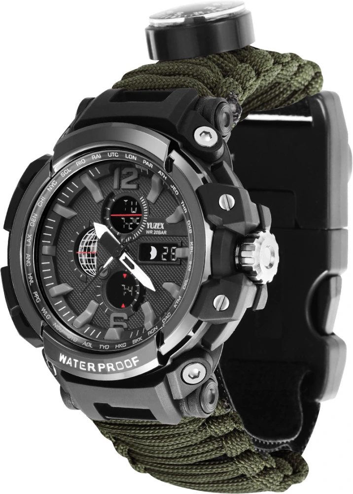 Outdoor mountaineering travel depth waterproof watch