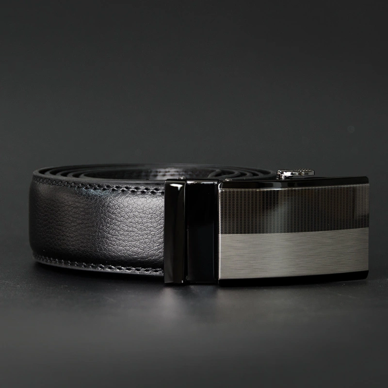 Men's two-layer cowhide belt belt