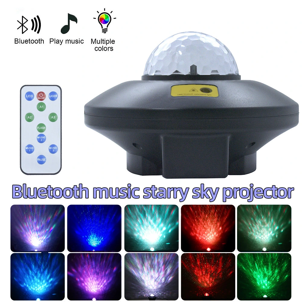 Colorful Lights Bluetooth Speaker Music Starry Sky Light Live Background Night Light