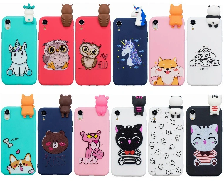 Cartoon tummy tpu mobile phone case