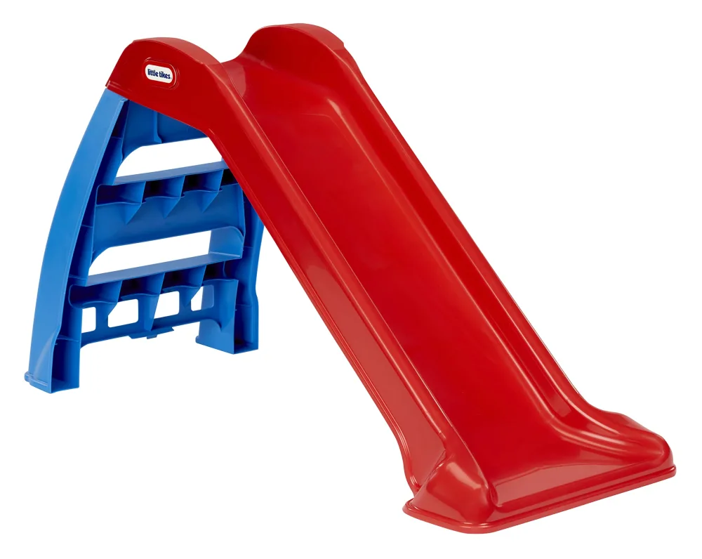 Little Tikes First Slide for Kids, Easy Set Up for Indoor Outdoor, Easy to Store, for Toddlers Ages 18 Months - 6 years