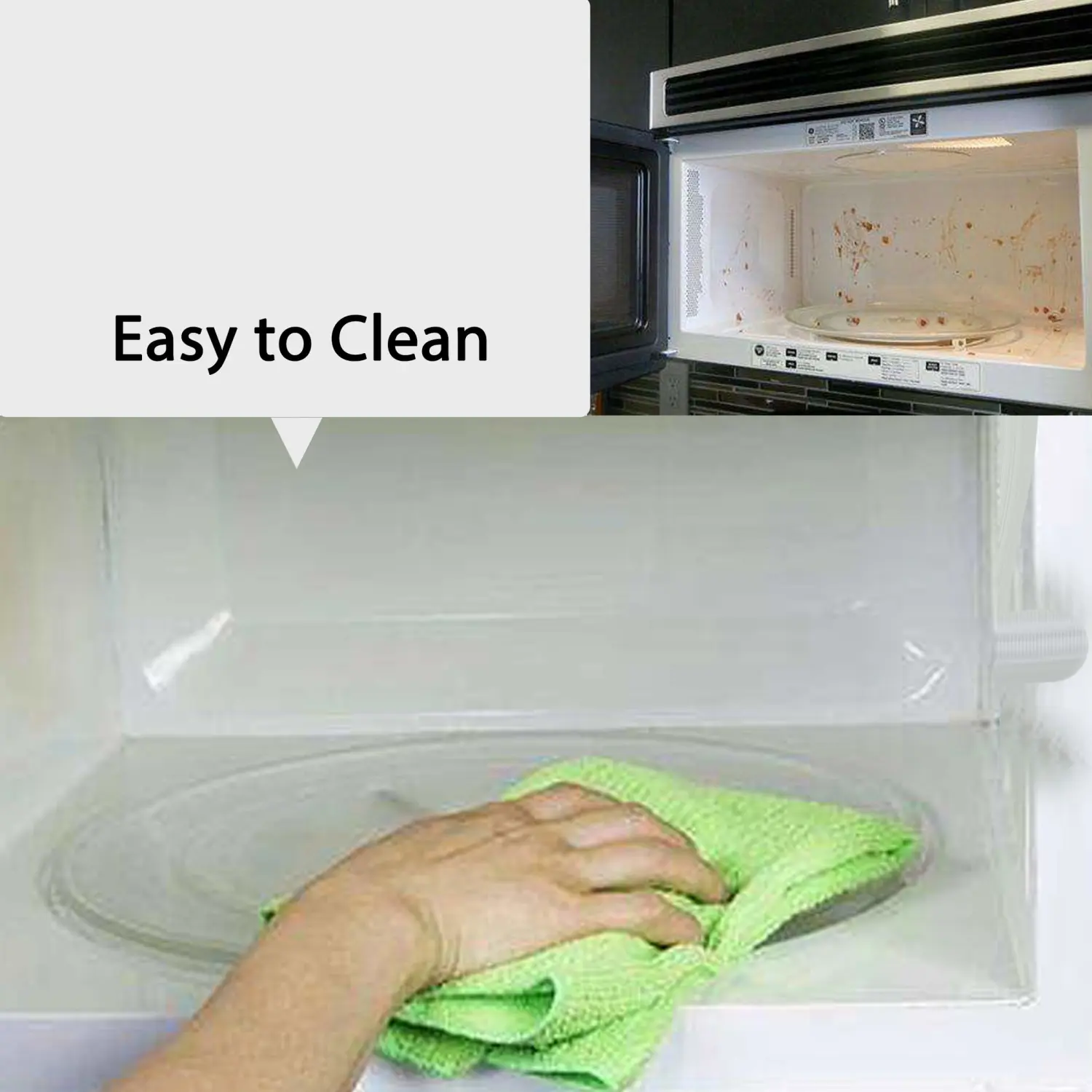 F06015Q00AP Exact Replacement Part | Compatible with Panasonic 13.5'' Microwave Glass Tray/F06015Q00AP/30QBP4119/TJF06015Q00AP(NOT FRIGIDAIRE-Compatible) - Dishwasher Safe