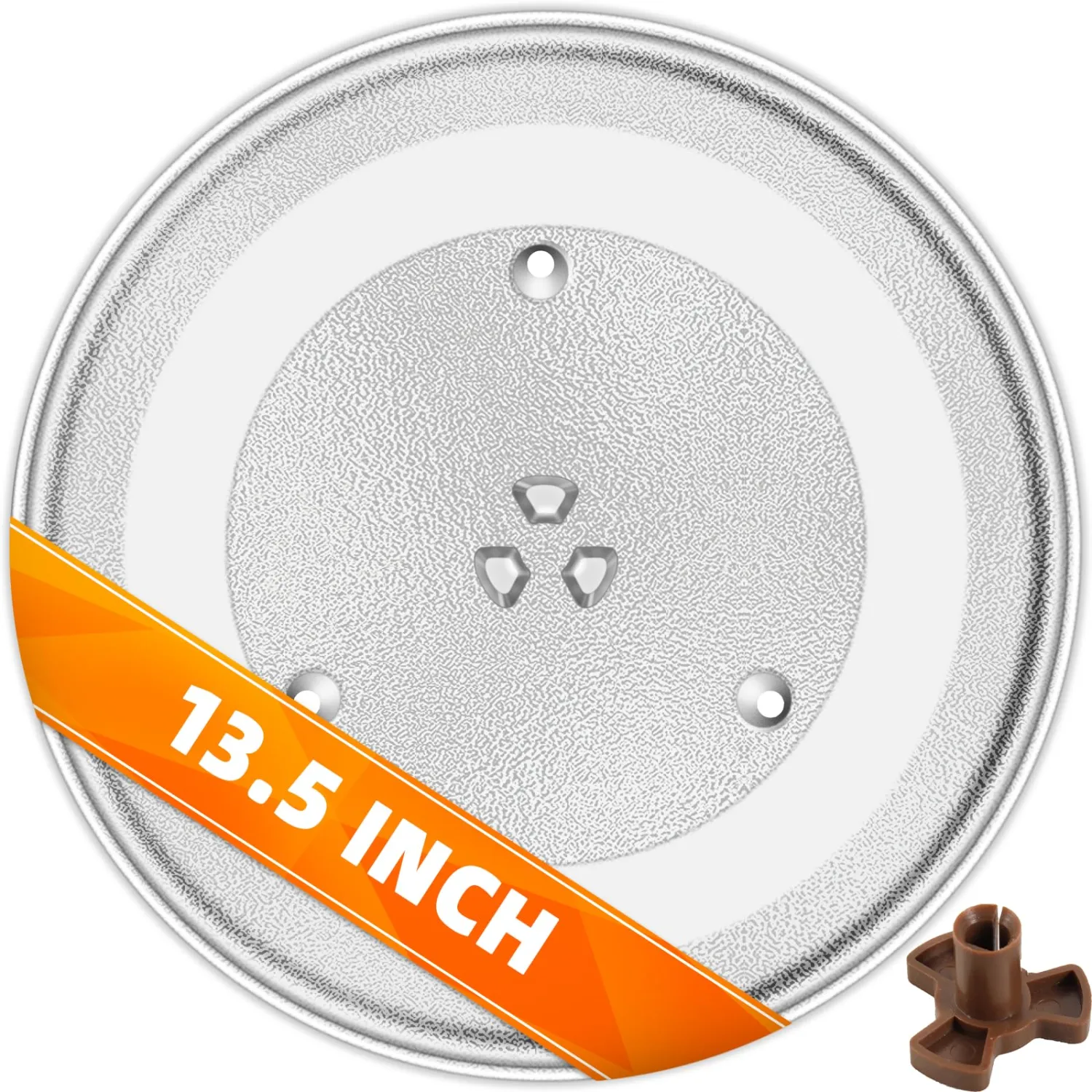 F06015Q00AP Exact Replacement Part | Compatible with Panasonic 13.5'' Microwave Glass Tray/F06015Q00AP/30QBP4119/TJF06015Q00AP(NOT FRIGIDAIRE-Compatible) - Dishwasher Safe
