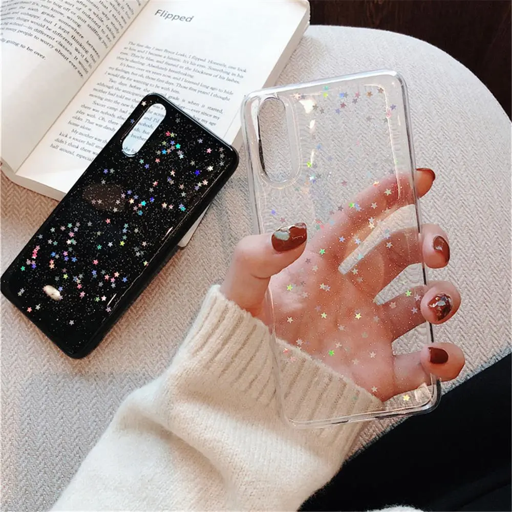 Transparent gypsophila phone case