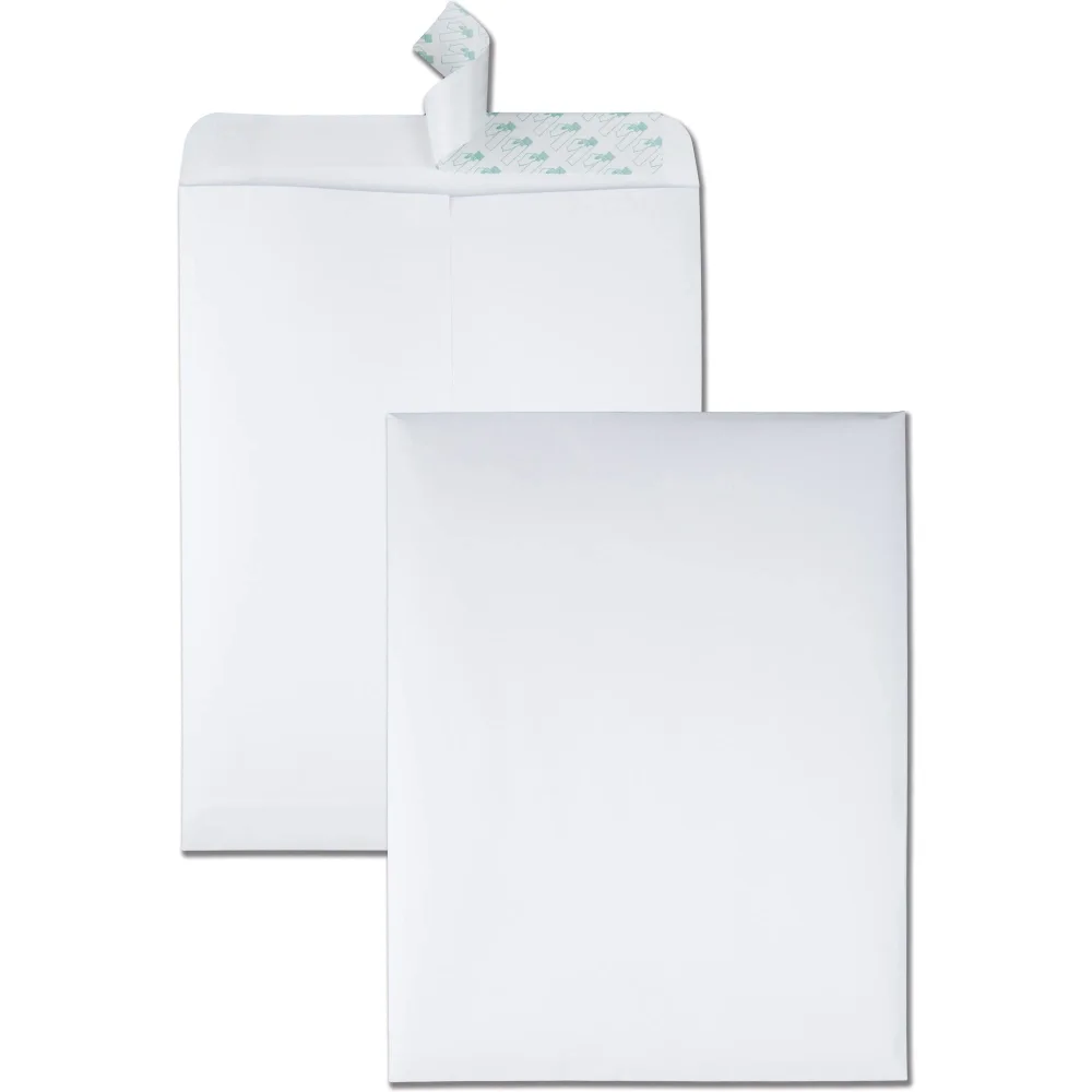 Quality Park 10 x 13 Catalog Envelopes with Redi-Strip Closure, 28 lb. White Wove, Great Option for Mailing, Storage and Organizing, 100 per Box (QUA44782)