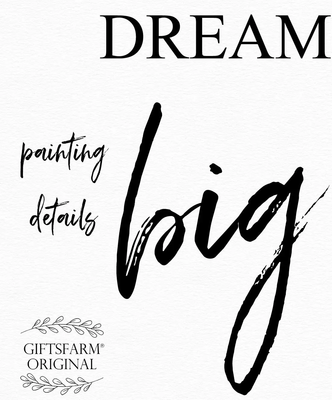 GIFTSFARM Inspirational Wall Art, Motivational Office Wall Art for Living room and Bedroom, Office Decor (Set of 6, 8X10in, Unframed)