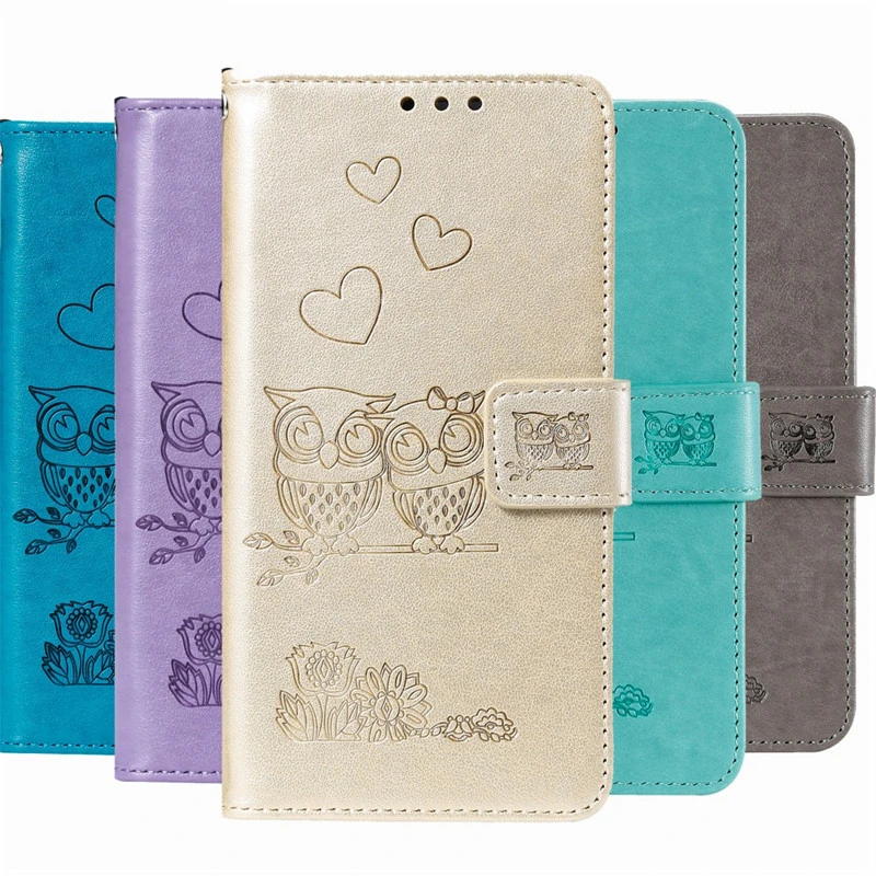 Owl embossed phone case