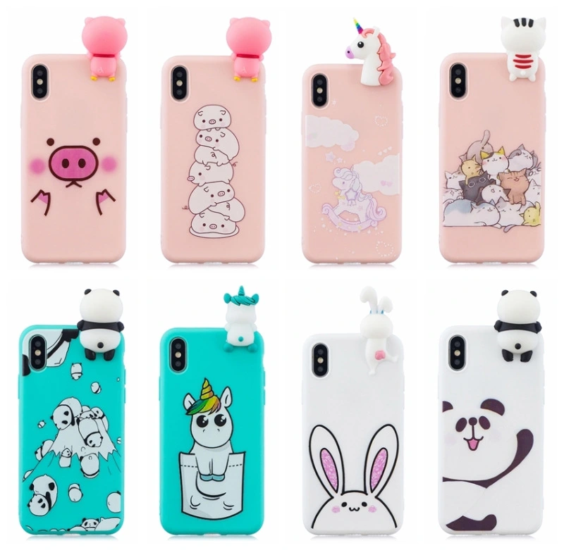 Three-dimensional 3D doll lying phone case