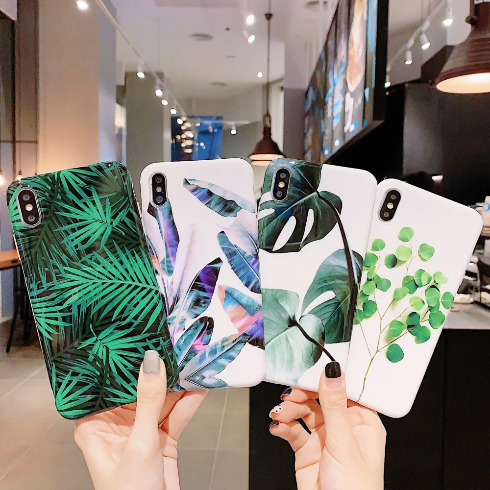 Protective cover for leaf phone case