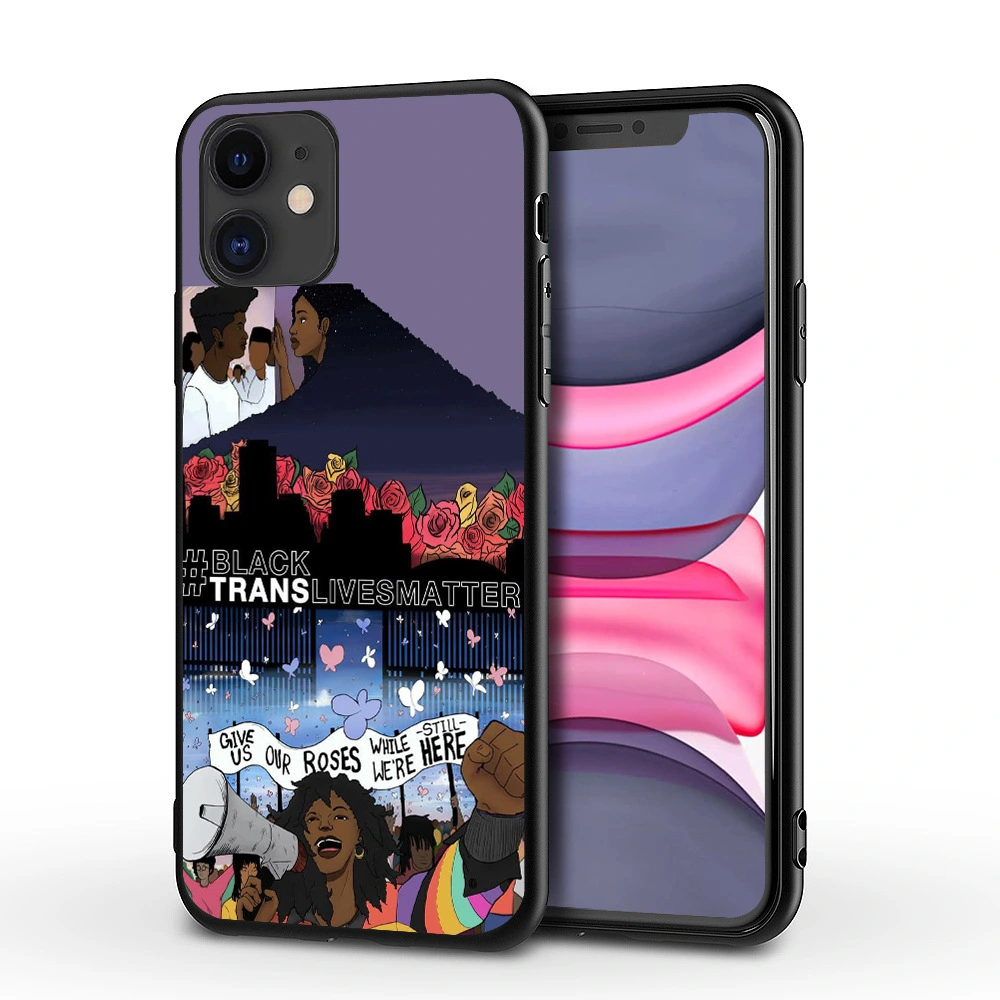 Black people's life is also a life phone case