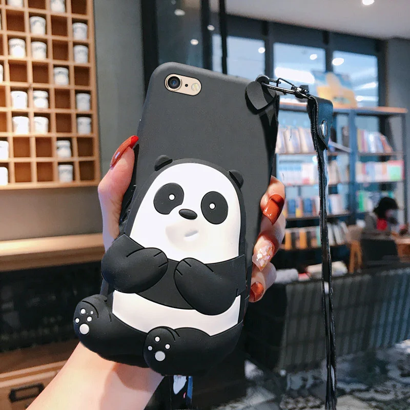 Compatible with Apple, Cute Cartoon Panda For IPhone11Promax Mobile Phone Case