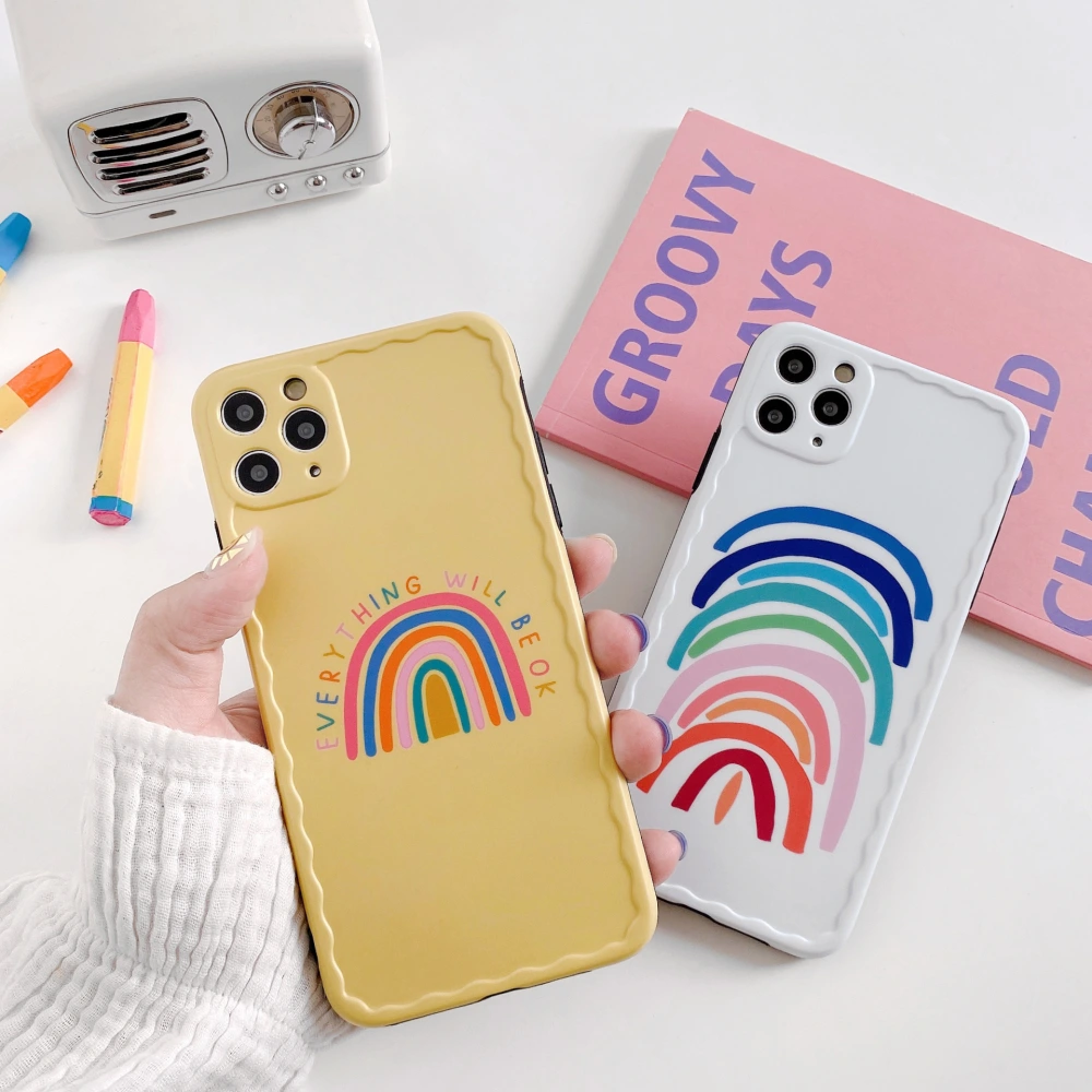 Graffiti rainbow phone case