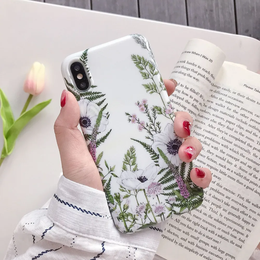 Watercolour anti-drop phone protective case