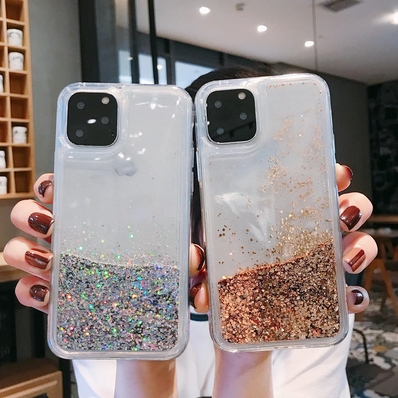 Starry liquid sand mobile phone case