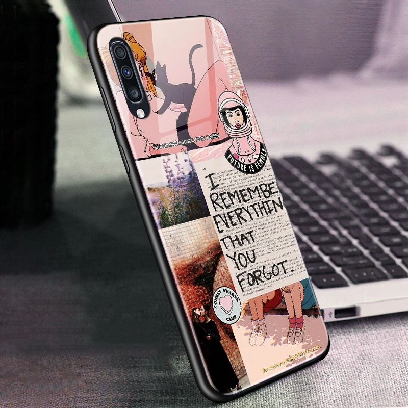 Anti-drop nostalgic illustration mobile phone case