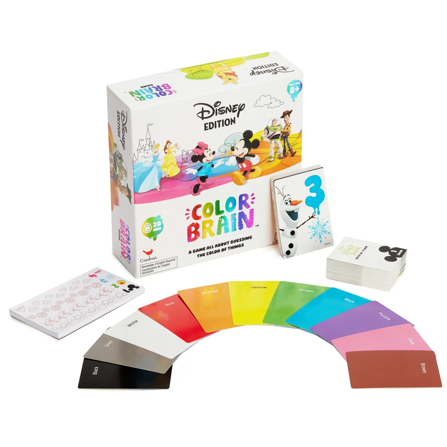 Big Potato Disney Colorbrain, The Ultimate Board Game for Families Who Love Disney