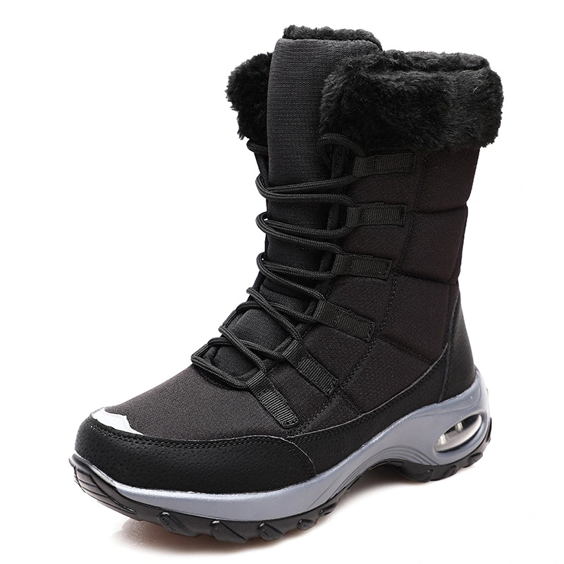 Large Size Women'S Cotton Shoes And Velvet High-Top Snow Boots