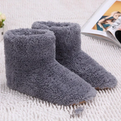 Wholesale Popular Export USB Electric Heating Shoes Heating Shoes Warm Feet Treasure Lovers Warm Shoes Plush USB Shoes