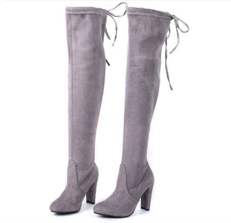 Women's High Heel Pointed Toe Over-the-knee Boots