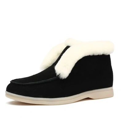 Plush Outer Warm Snow Boots Plus Size Cotton Boots
