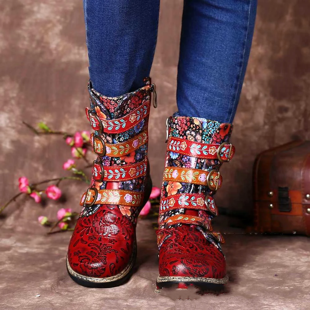 Hand stitching Martin boots