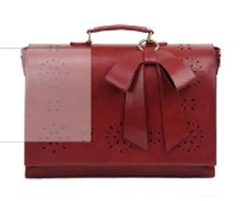 Women's hollow oil leather bag