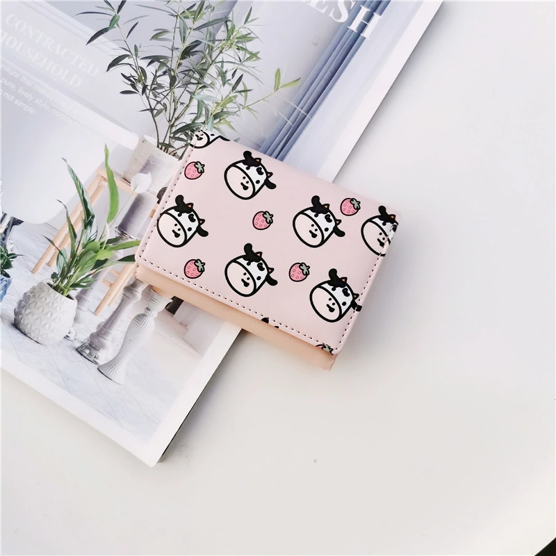 New Multi- Card Pocket Small Wallet Short Wallet Ladies Mini Wallet 30 Off Wallet Japanese And Korean Version Card Package Women