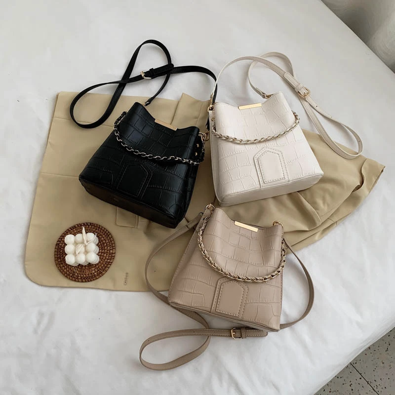 Shoulder bag fashion western style bucket bag