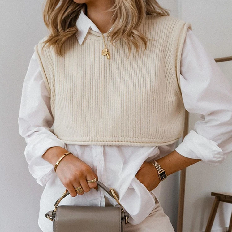Women's sleeveless sweater