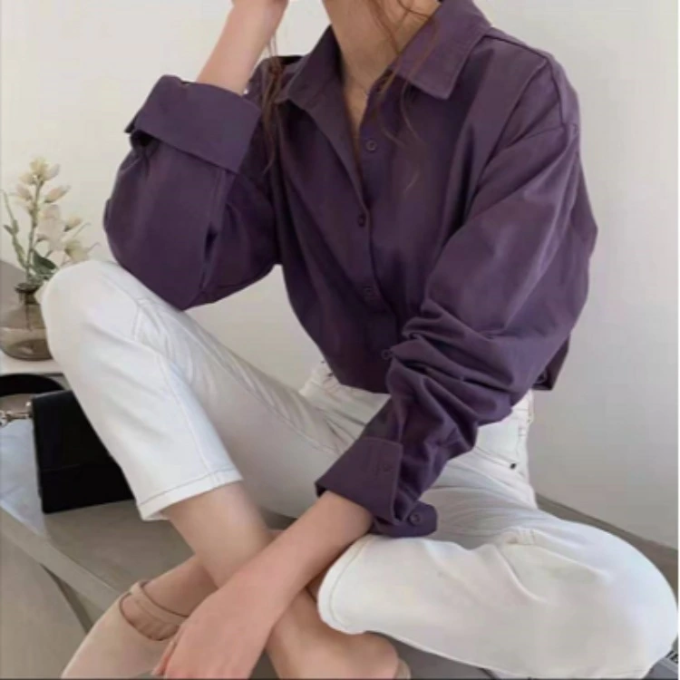 Women's Fashion Loose Long Sleeve Shirt