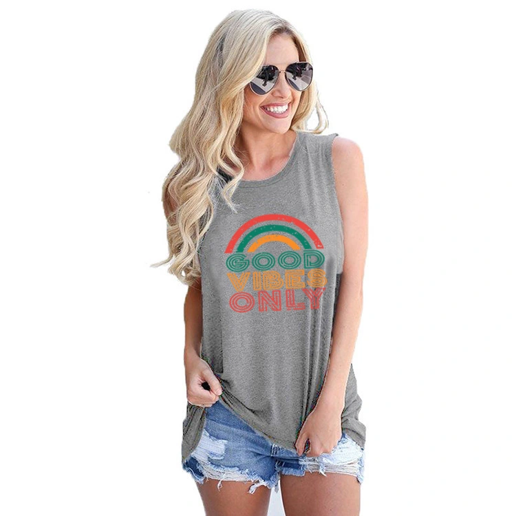 Good Vlbes Oniy Sleeveless Camisole Casual Bottoming Vest